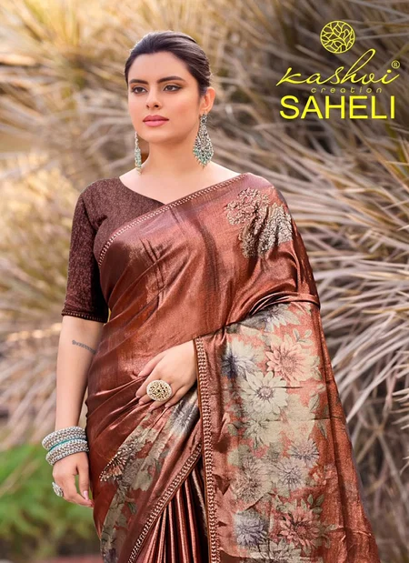 Saheli Vol 1 By Kashvi Shine Digital Printed Saree
